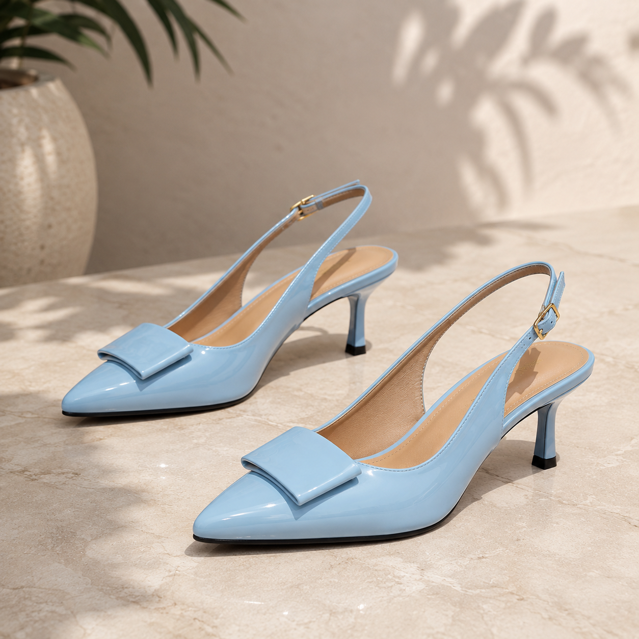 Tacones Celeste Élégance