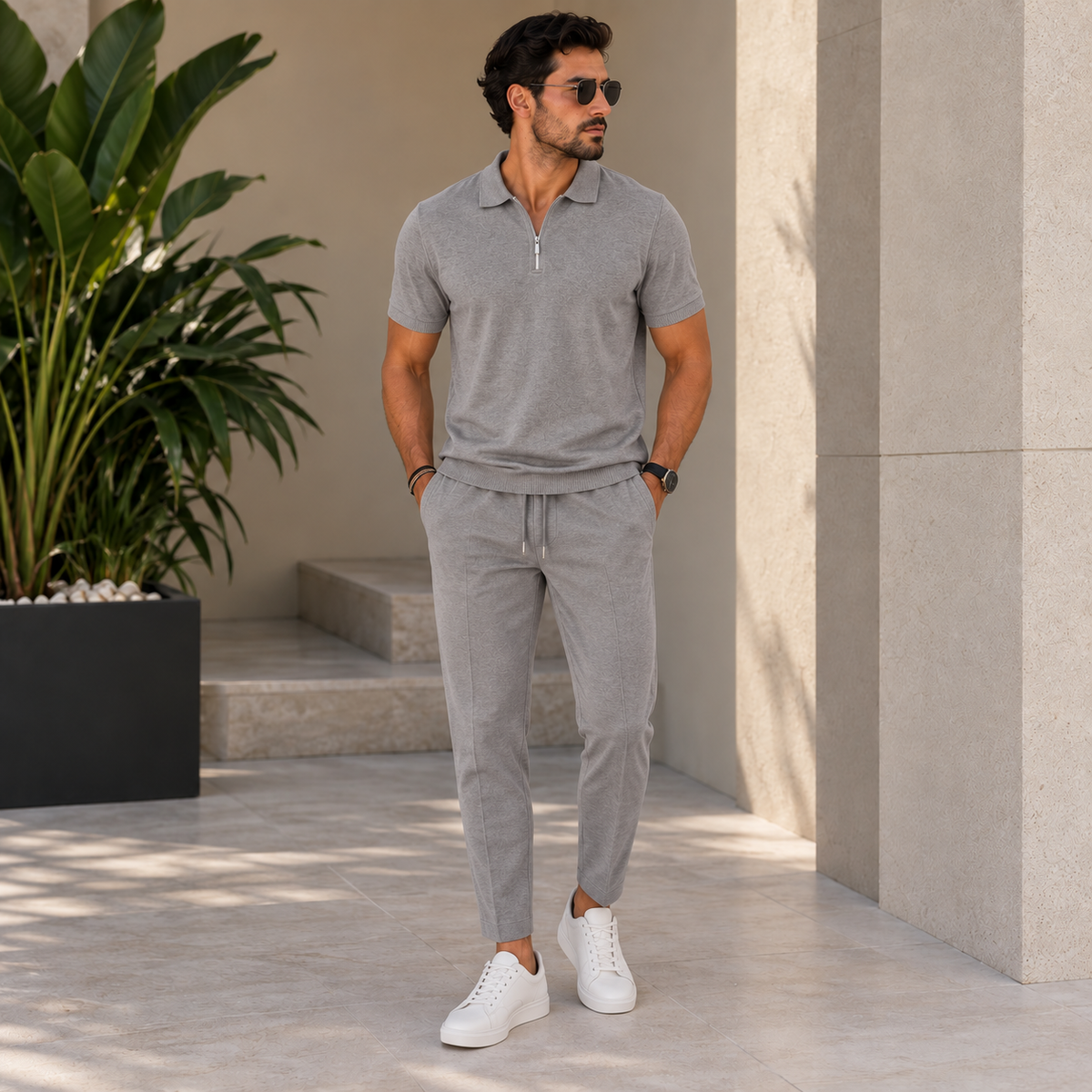 Conjunto Urban Prestige – Polo y Pantalón para Hombre