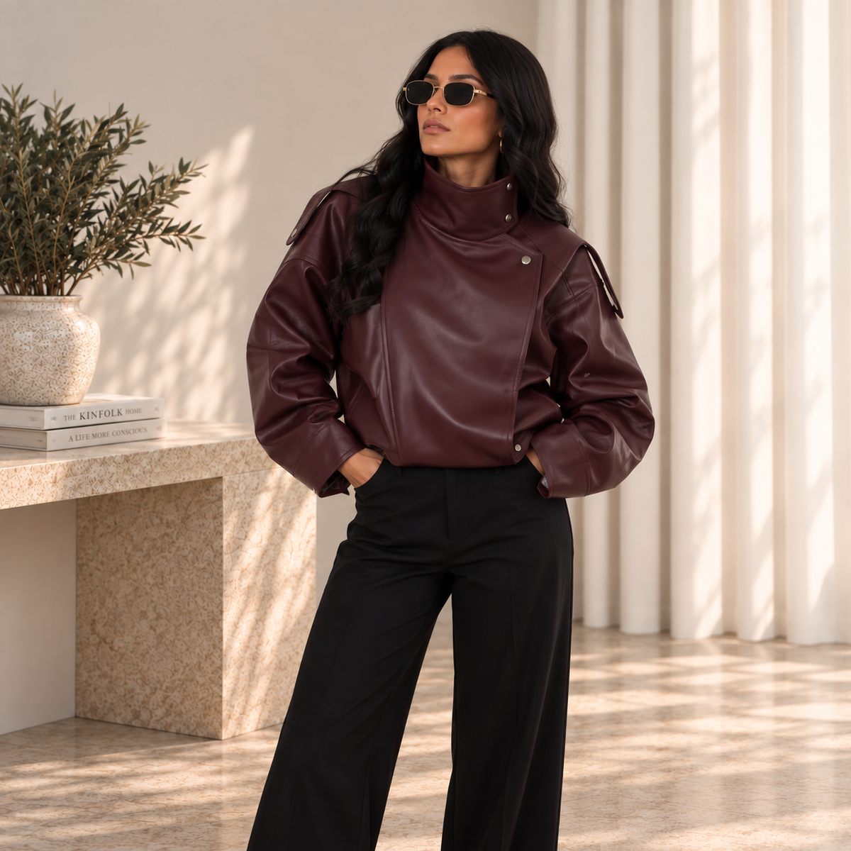 Chaqueta Burdeos Siena
