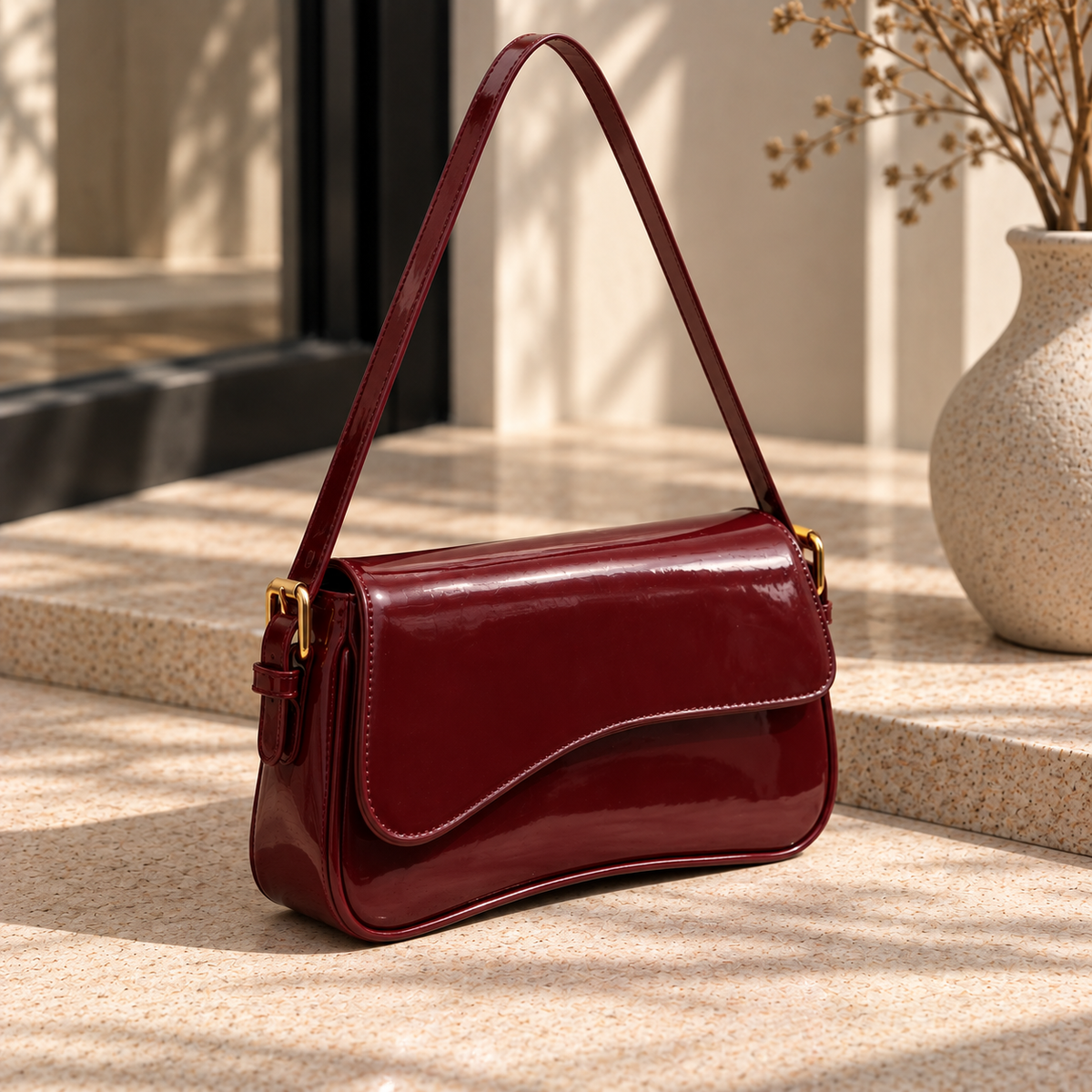 Bolso Burdeos Alma