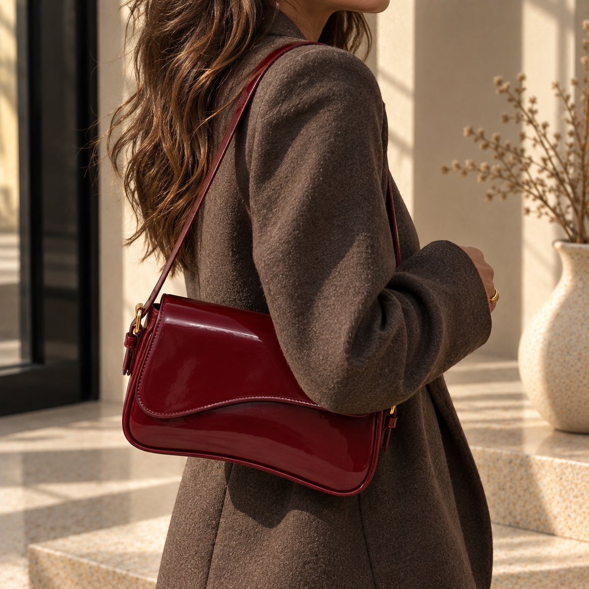 Bolso Burdeos Alma