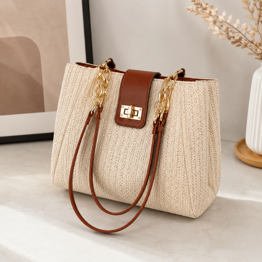 Bolso Riviera Chic – Diseño Trenzado Premium