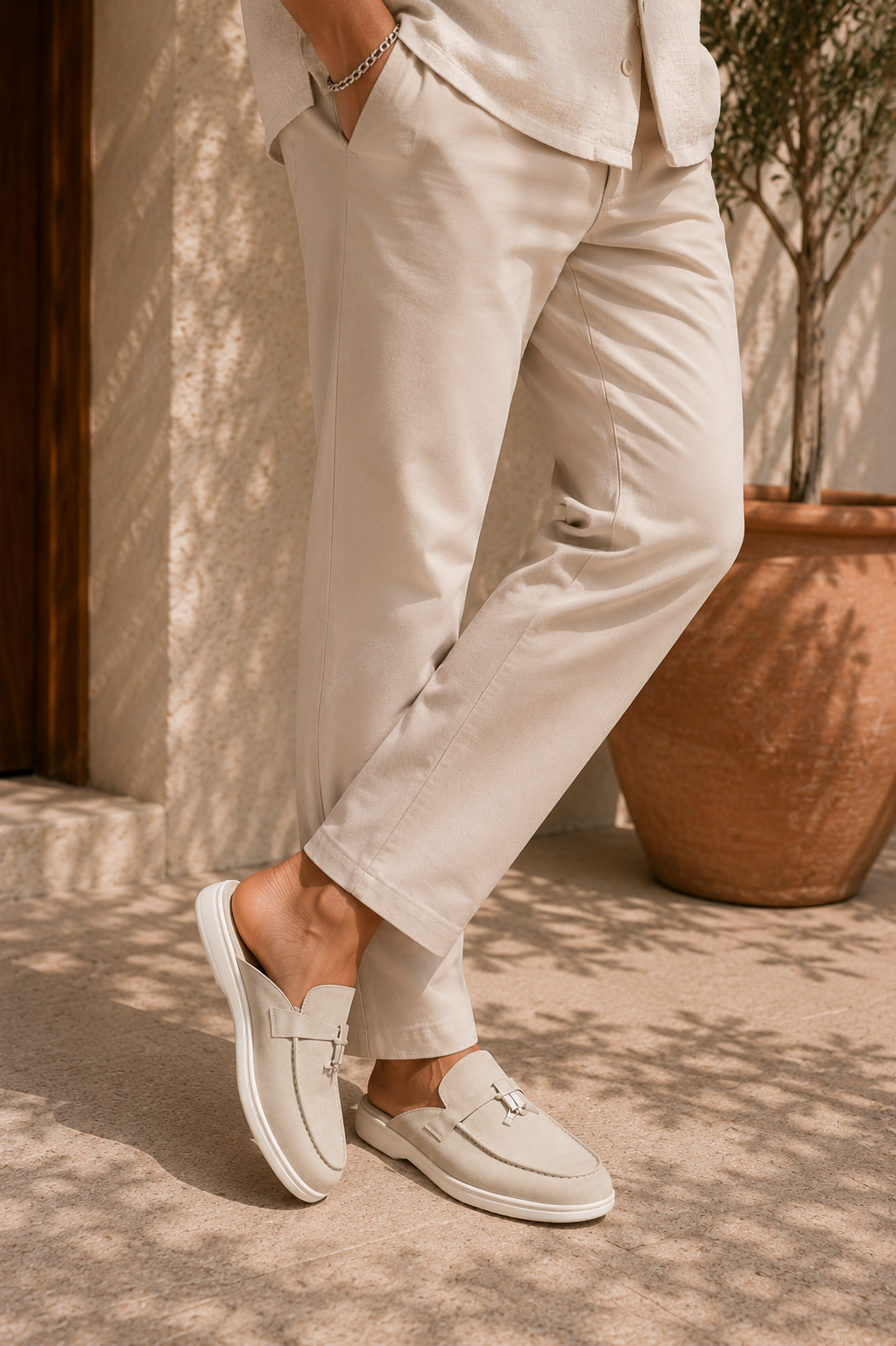 Mocasines Beige Milan Unisex