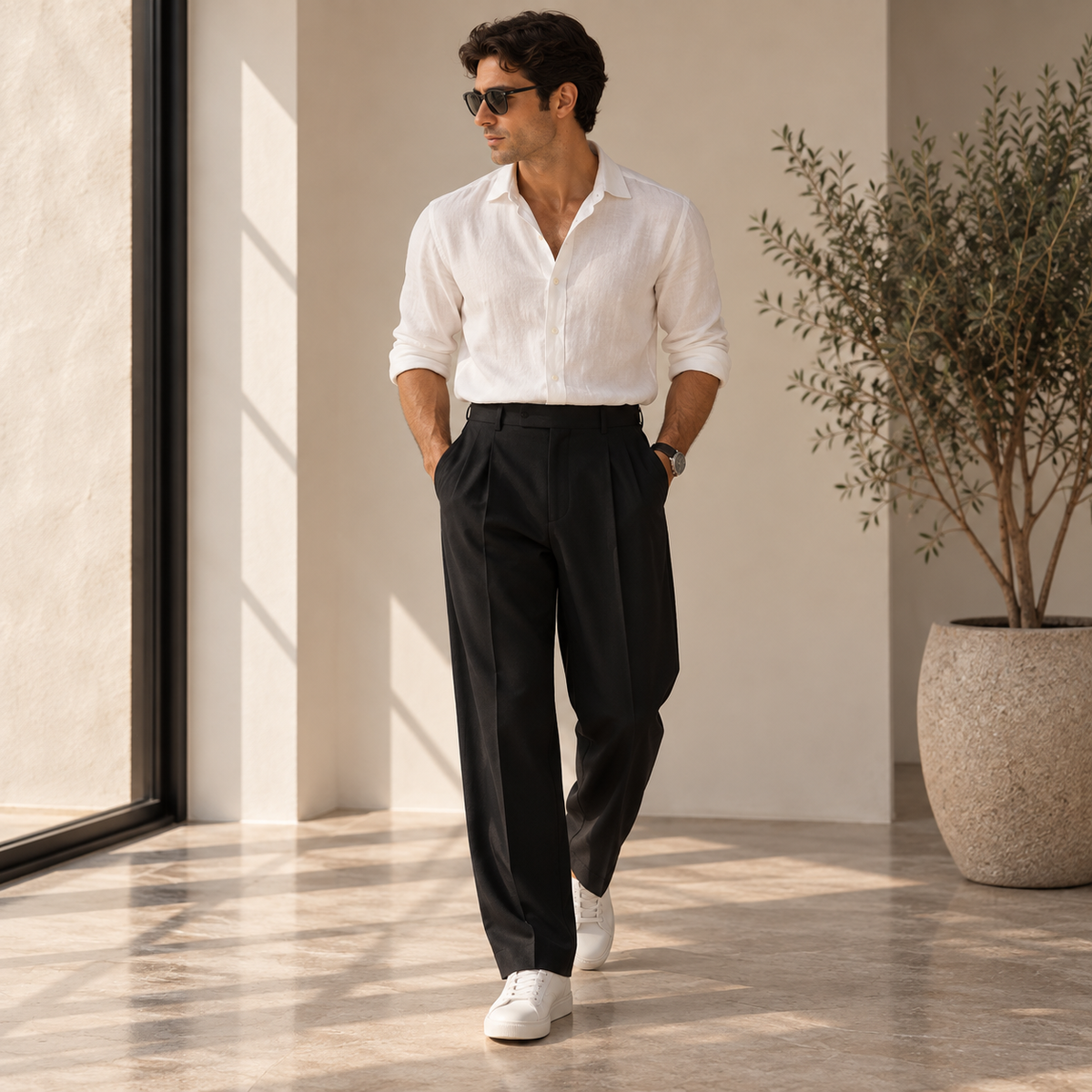 Pantalón Sastrero Premium de Corte Recto