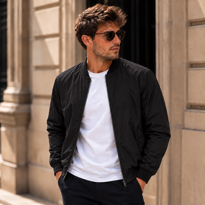 Chaqueta Clásica de Cremallera para Hombre
