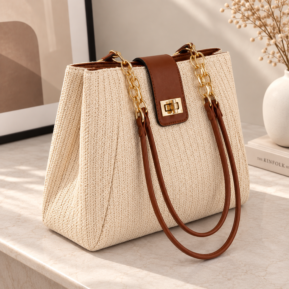 Bolso Riviera Chic – Diseño Trenzado Premium
