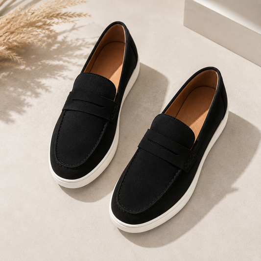 Mocasín Casual De Mujer Efecto Ante