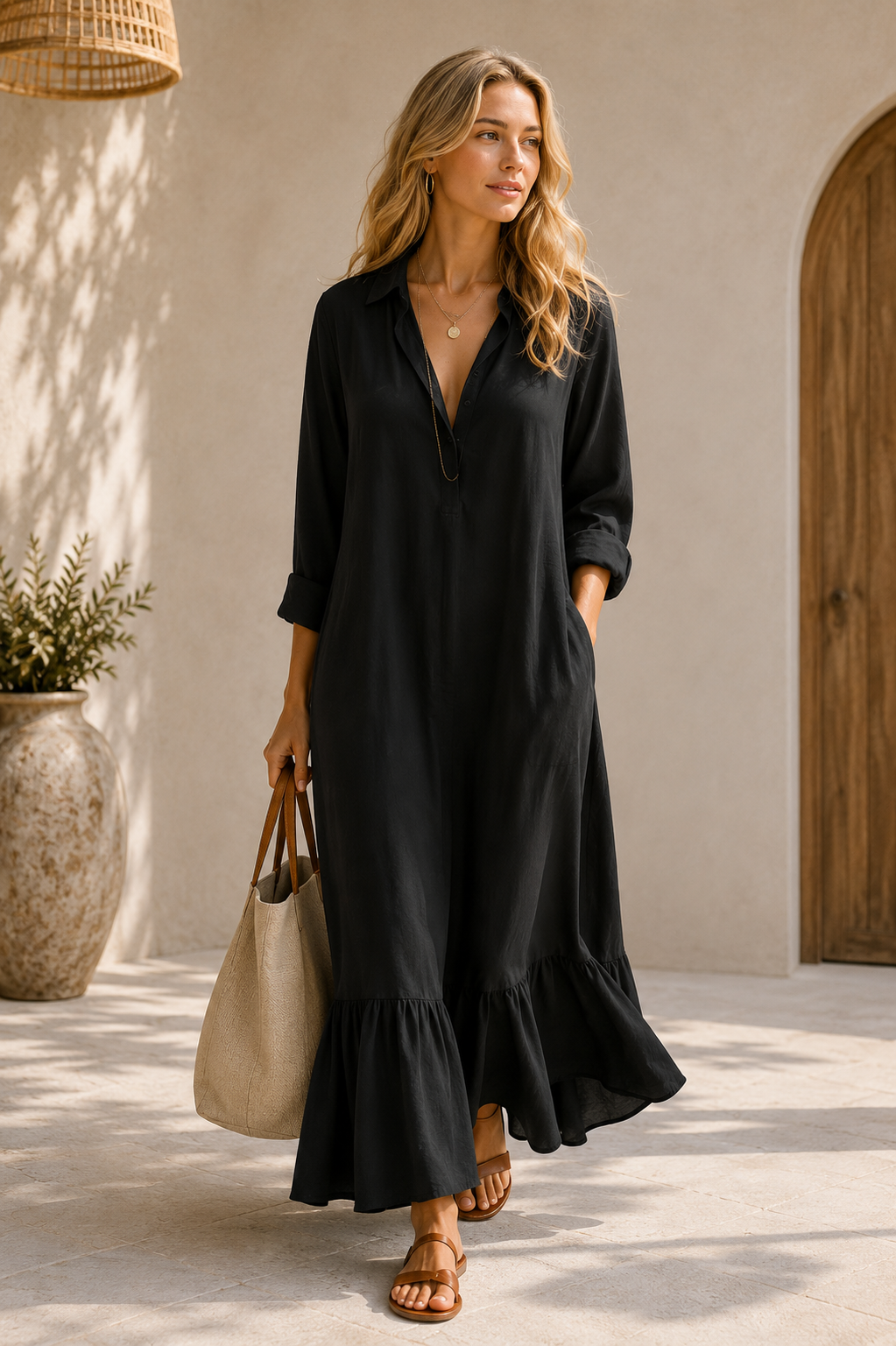 Vestido Largo Brisa Serena