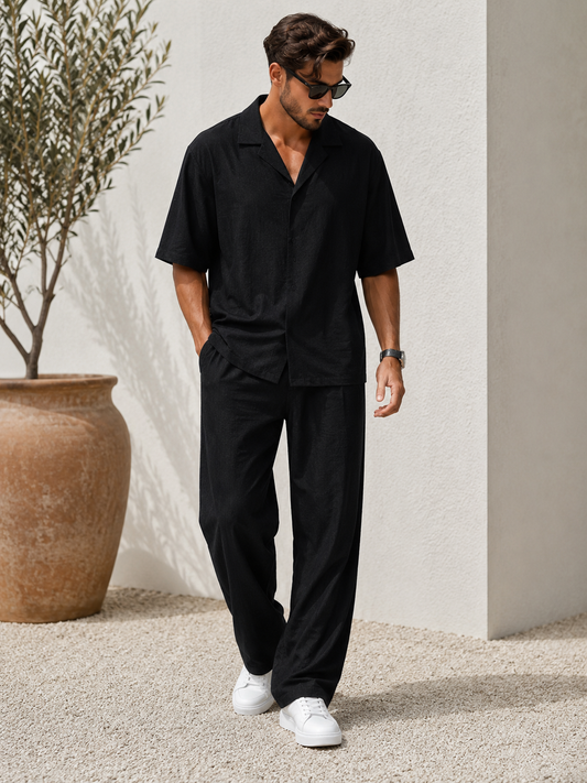 Conjunto Élite Relax – Camisa y Pantalón para Hombre