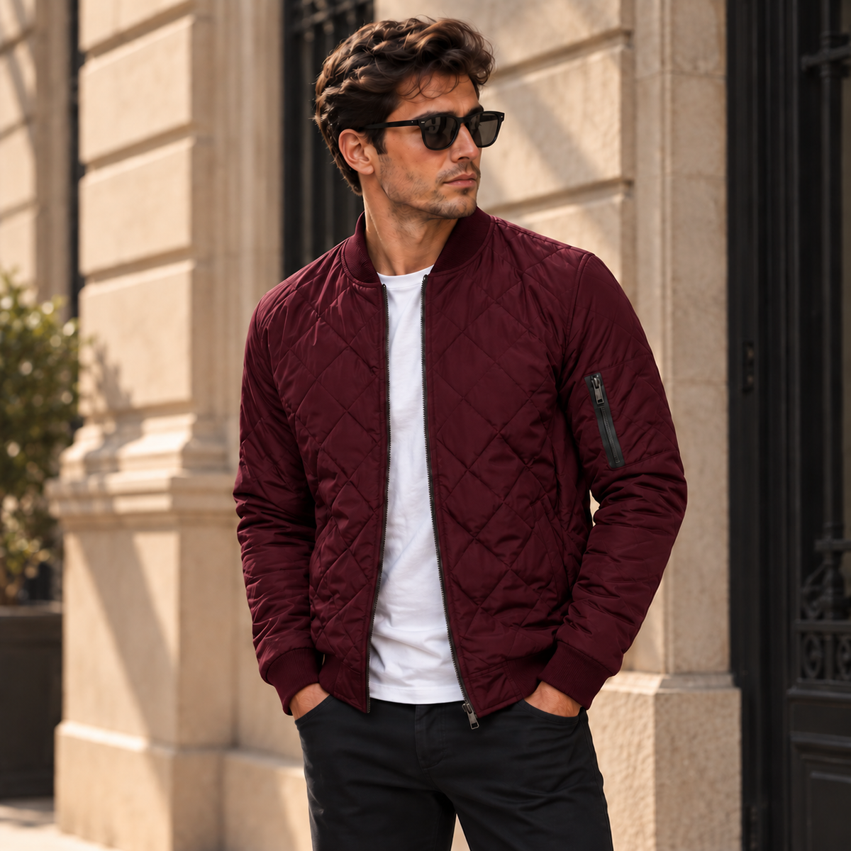 Chaqueta Bomber Elegance
