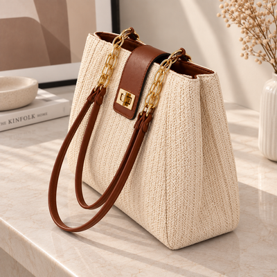 Bolso Riviera Chic – Diseño Trenzado Premium