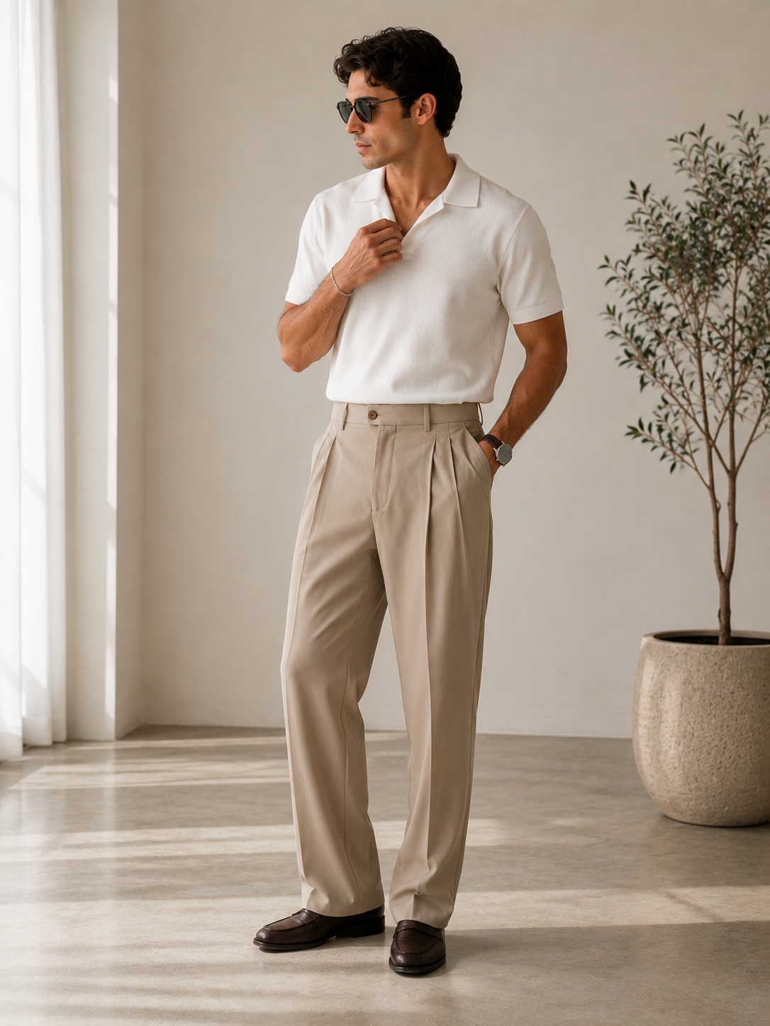 Pantalón Sastrero Premium de Corte Recto