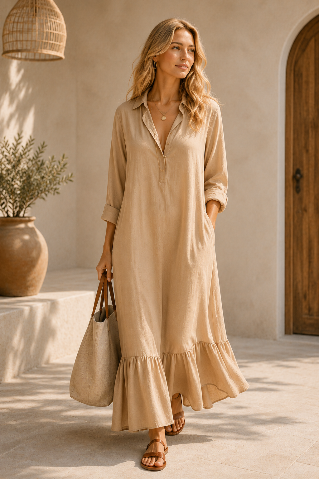Vestido Largo Brisa Serena