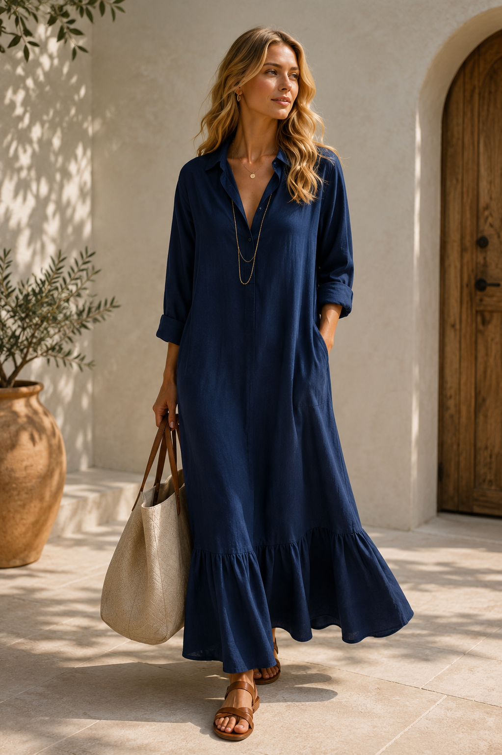 Vestido Largo Brisa Serena