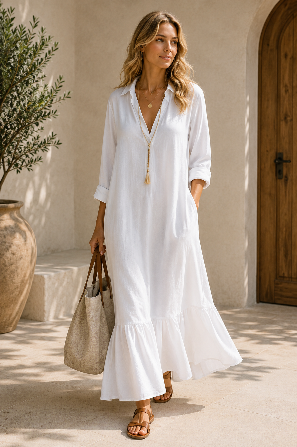 Vestido Largo Brisa Serena